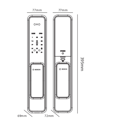 Kích thước Bosch EL600 B