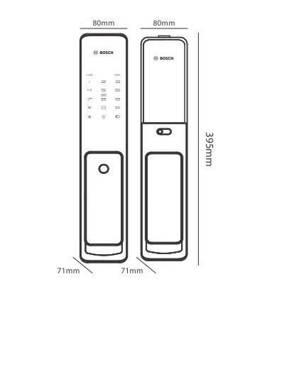 Kích thước Bosch FU750k