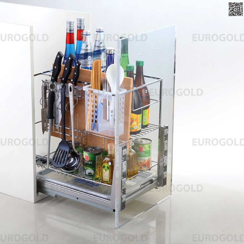 GIÁ DAO THỚT EUROGOLD ERO2040B NAN VUÔNG INOX BÓNG - 1 4