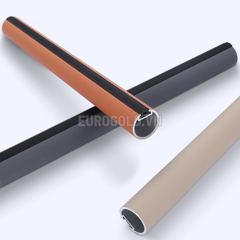 Suốt áo tròn hợp kim bọc da màu nâu cao cấp Eurogold BS02N - 6 2