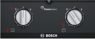 Bảng điều khiển bếp gas Bosch PRB3A6D70