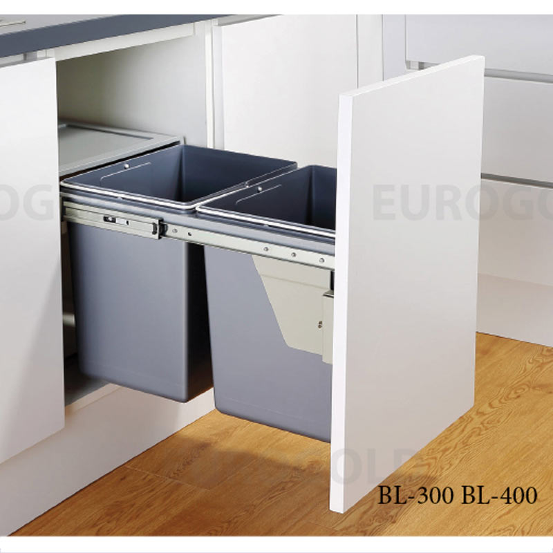 Thùng rác gắn cánh âm tủ Eurogold BL400 - bl300 web