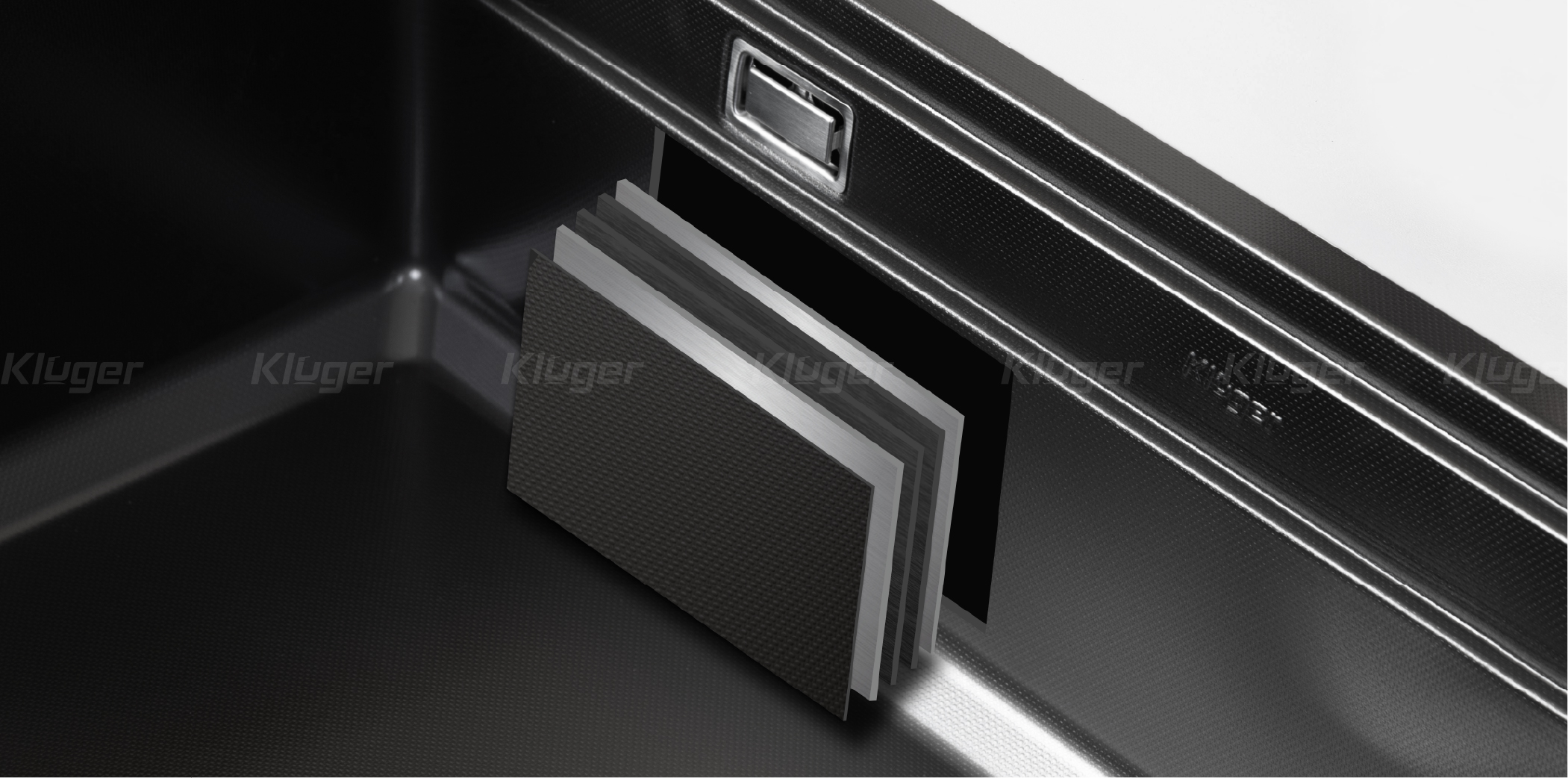Chậu rửa bát Kluger KWU8161FB K600 inox posco 304