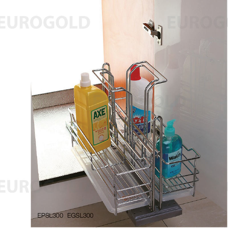 Giá đựng chai lọ tẩy rửa inox 304 Eurogold EPSL300 - egsl300 wb 1