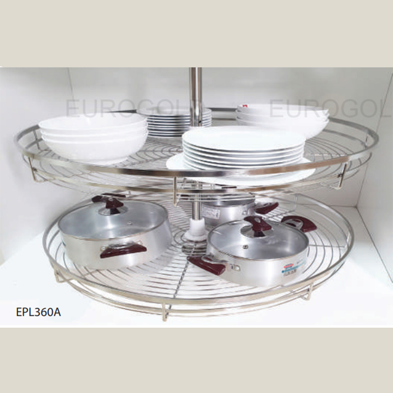 Mâm xoay inox mờ nan dẹt Eurogold EPL360A - epl360a web