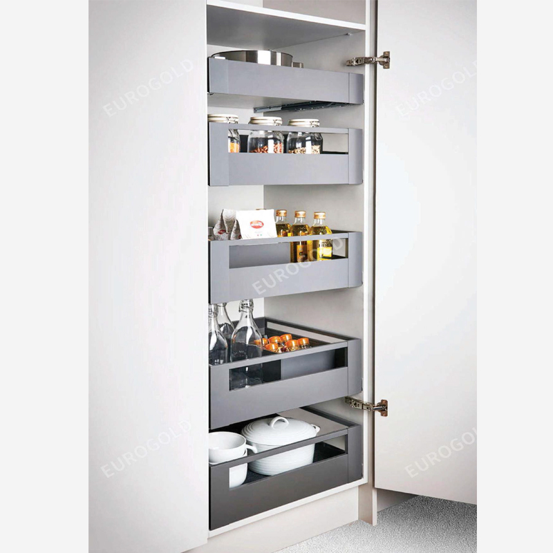 Tủ kho ngăn kéo độc lập 6 tầng nhôm cao cấp màu ghi Eurogold EUM23690G - eum23460g 3