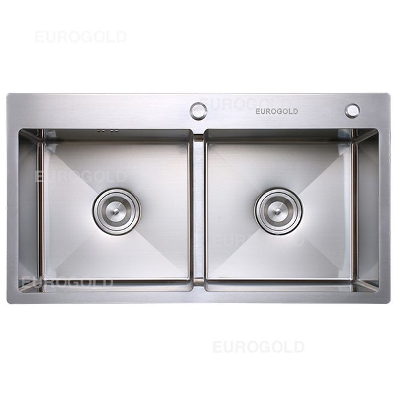 Chậu rửa bát inox 304 Eurogold EUS18248 - eus18245a