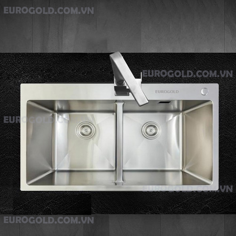 Chậu rửa inox 304 Eurogold EUS47848 - eus47848