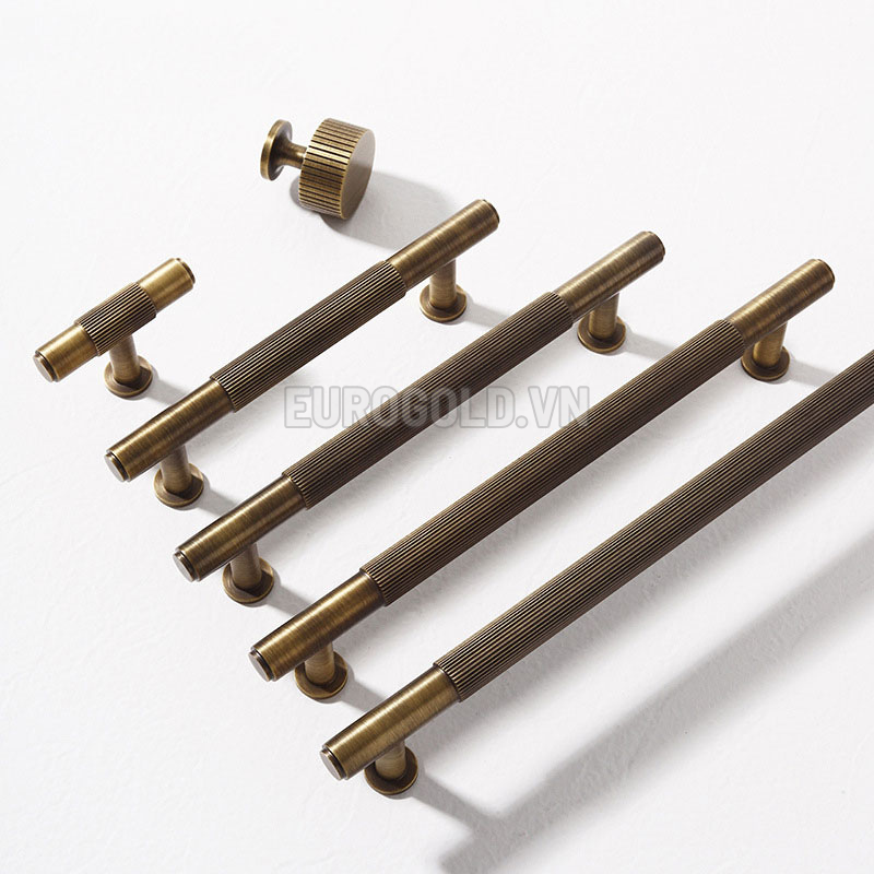 Tay nắm đồng nguyên chất Eurogold BHG112C - g112c 2