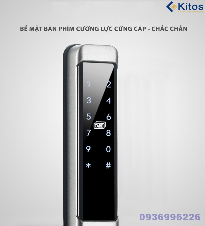 Khoá vân tay cửa nhôm Kitos KT-AL650 - kitos al650 10