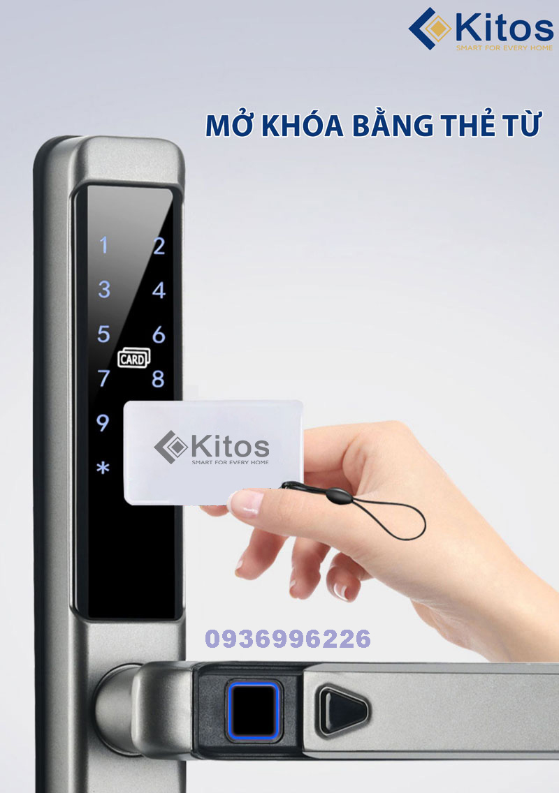 Khoá vân tay cửa nhôm Kitos KT-AL650 - kitos al650 2
