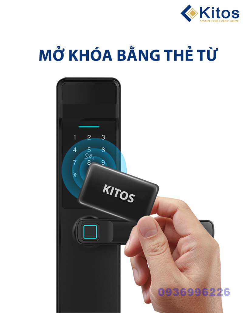 Khóa cửa vân tay Kitos KT-G300 - kitos kt g300 1 2