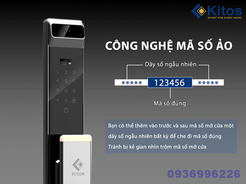 Khoá cửa vân tay Kitos KT-X6 - kitos x6 10