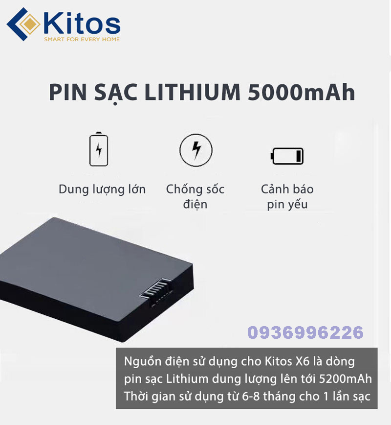 Khoá cửa vân tay Kitos KT-X6 - kitos x6 9