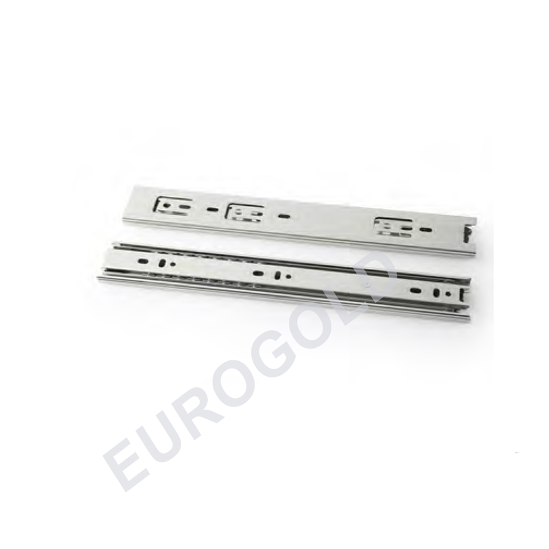 Ray bi 3 tầng SUS304 không giảm chấn Eurogold ST400 - ray bi 3 tang khong giam chan sus304 2 1