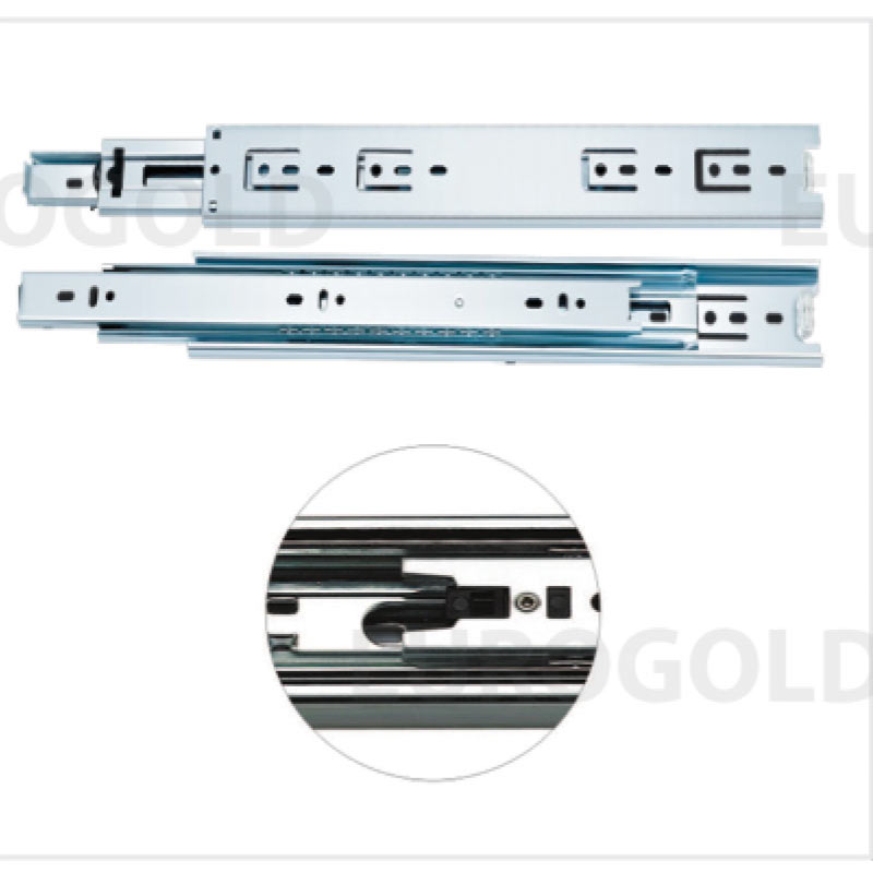Ray bi 3 tầng không giảm chấn Eurogold SB450 - ray bi 3 te1baa7ng khc3b4ng gie1baa3m che1baa5n size45 1