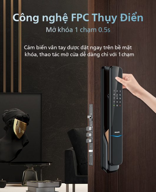 khoa-dien-tu-philips-9300-15-530x650-3 Công nghệ nhận diện vân tay được 135 ngân hàng thế giới tin dùng