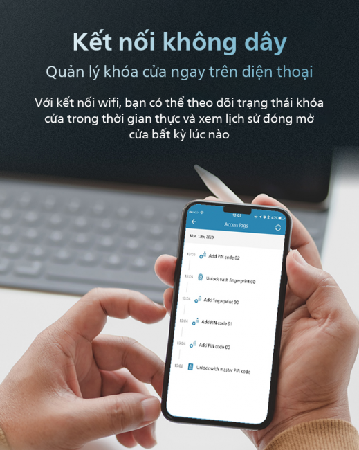 khoa-dien-tu-philips-9300-4-519x650-3 Kết nối wifi, quản lý khóa cửa từ xa ngay trên điện thoại một cách dễ dàng