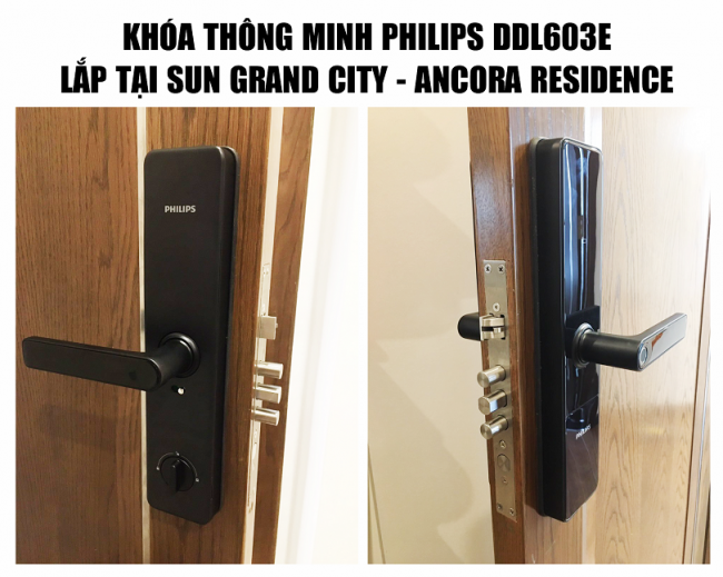 Khóa thông minh Philips DDL603E